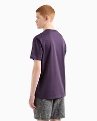 Regular fit t-shirt with vinyl logo print