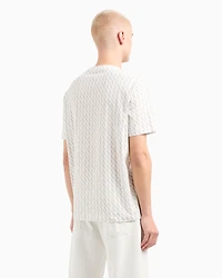 Long sleeve T-shirt with logo prints