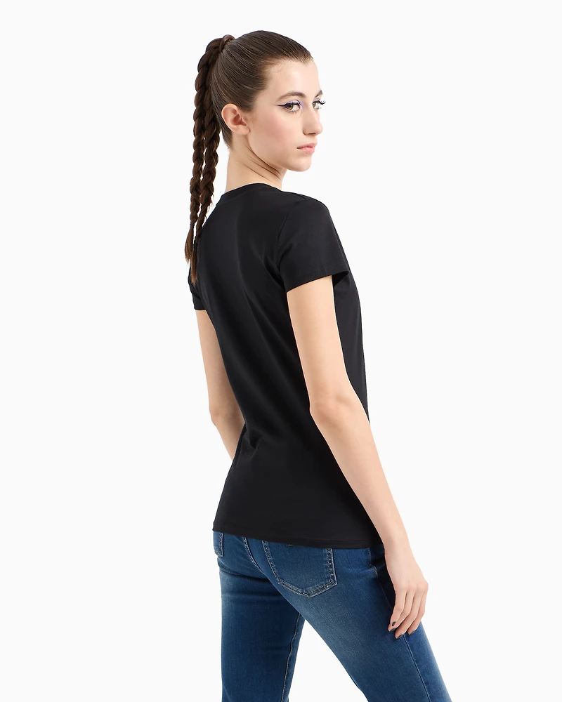 Slim fit T-shirt pima cotton jersey