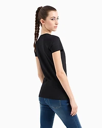 Slim fit T-shirt pima cotton jersey