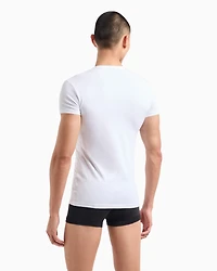 Pack of 2 jersey t-shirts with V-neck