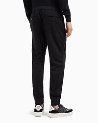 Stretch nylon jogger trousers