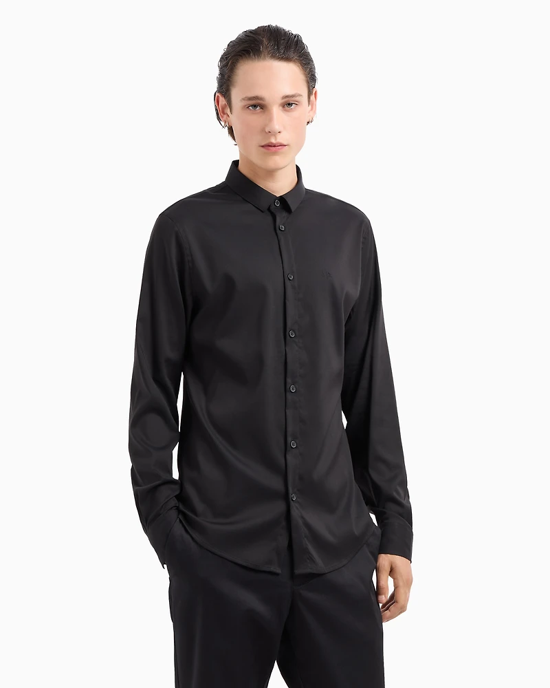 Regular fit shirt ultra stretch fabric