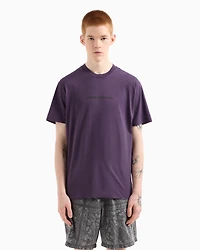 Regular fit T-shirt with logo print on the chest
