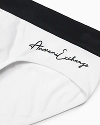 Stretch cotton briefs