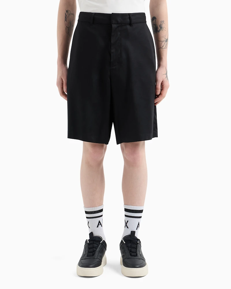 Lyocell Bermuda Shorts
