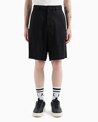 Lyocell Bermuda Shorts
