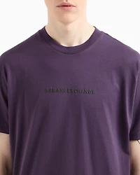 Regular fit T-shirt with logo print on the chest
