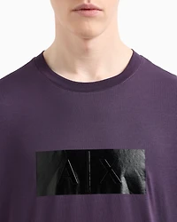 Regular fit t-shirt with vinyl logo print