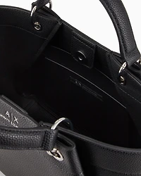 Medium handbag with degradè shoulder strap