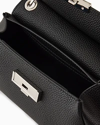 Sequined shoulder bag with metallic details