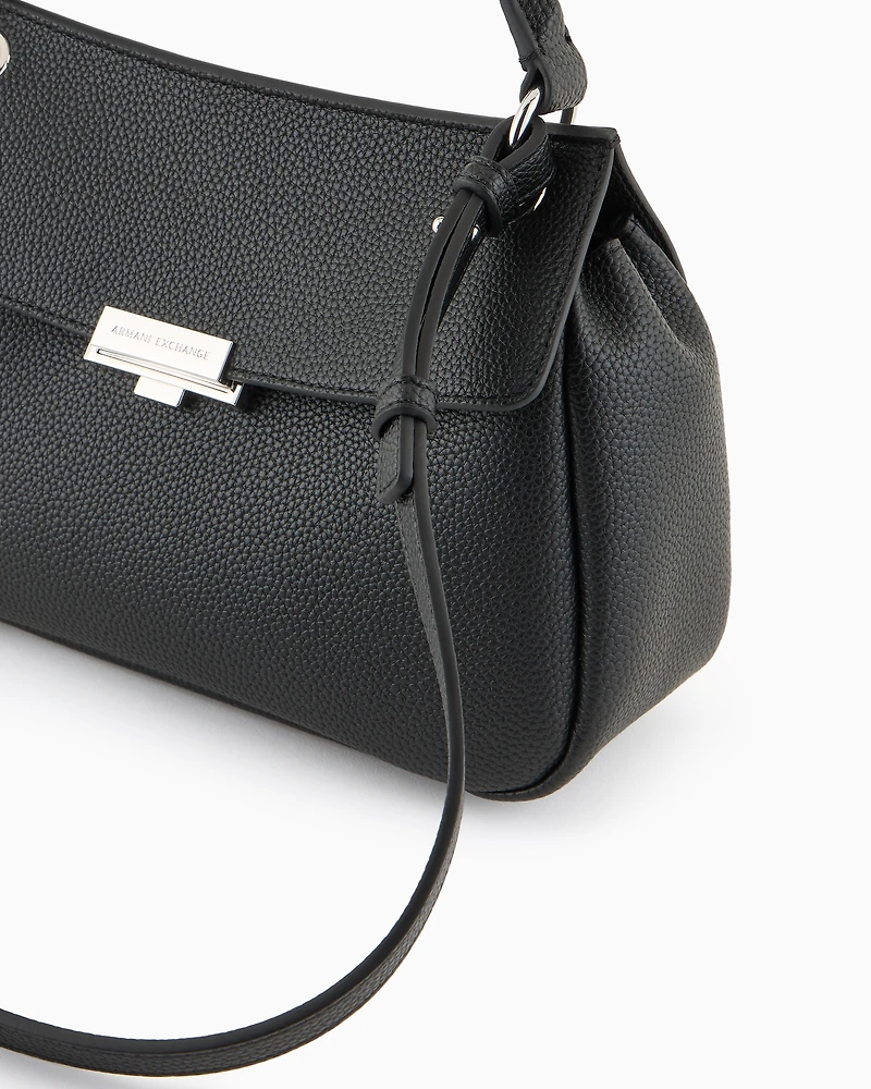 Handbag with metal details