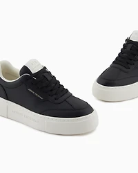 Sneakers with high sole