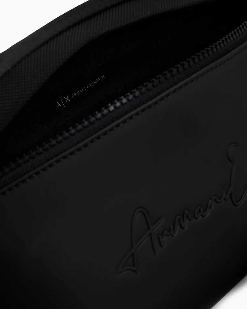 Bum bag with embossed logo