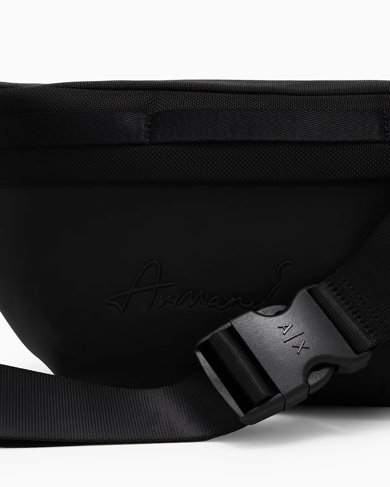 Bum bag with embossed logo