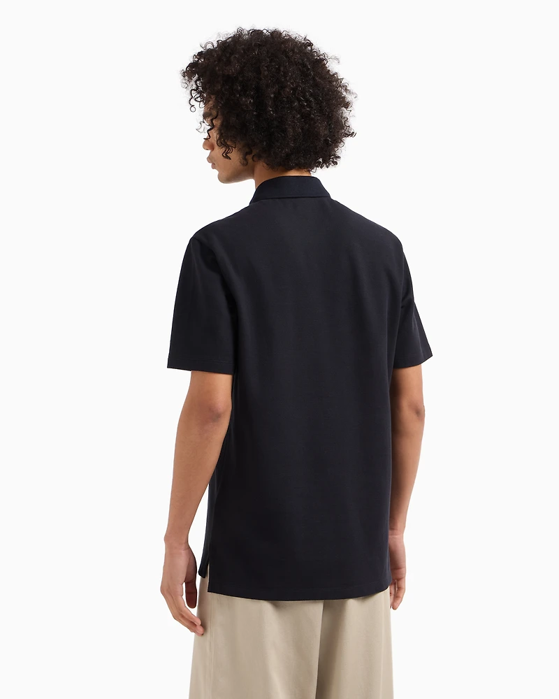 Regular fit pique polo