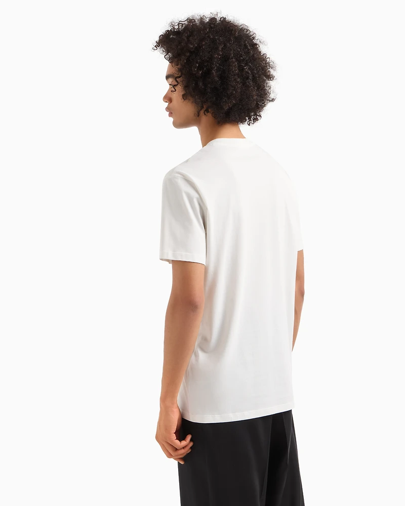 Regular fit T-shirt with V-neck