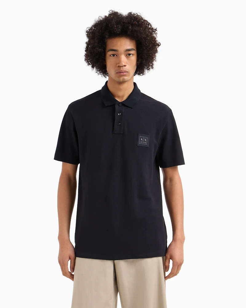 Regular fit pique polo