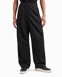 Oversized cotton trousers