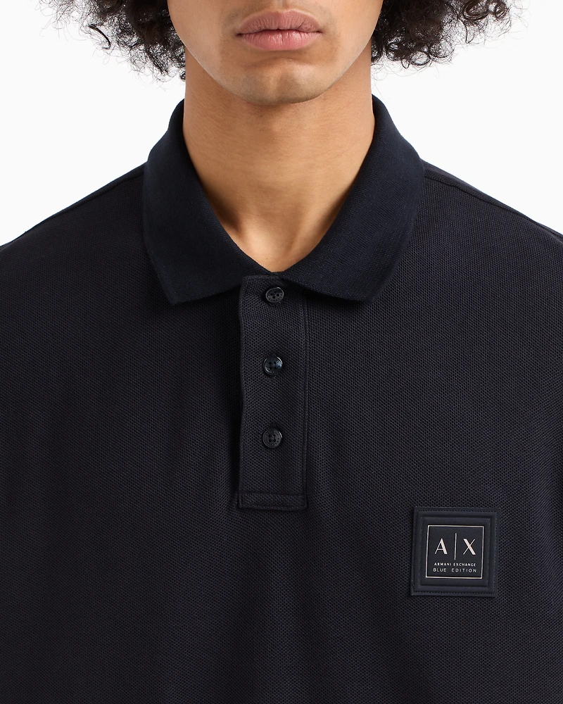 Regular fit pique polo
