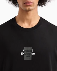 Regular fit cotton T-shirt with logo