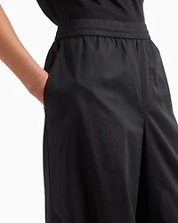 Oversized cotton trousers
