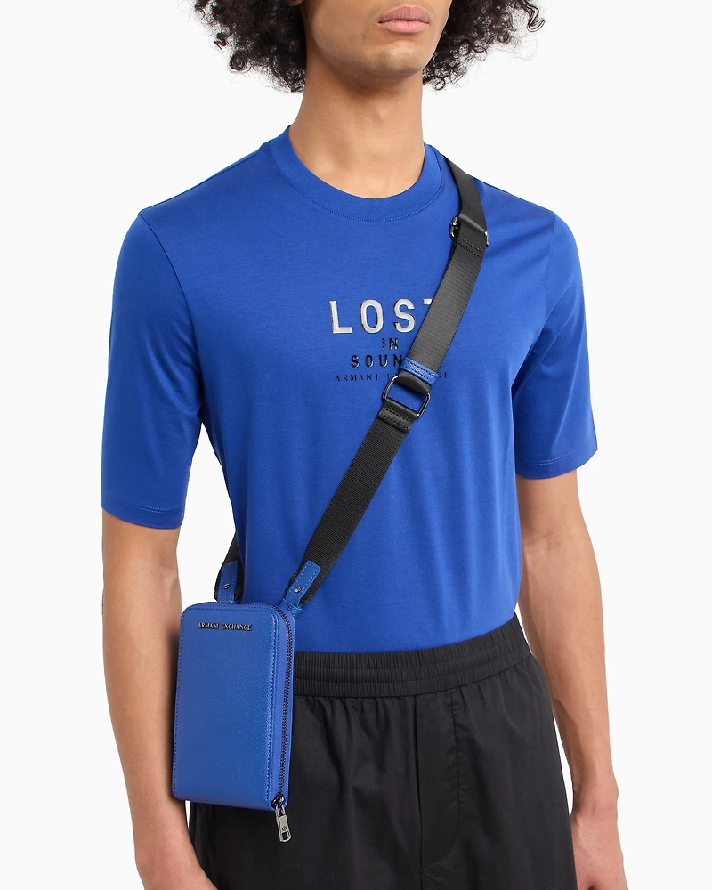 Small shoulder bag with zip