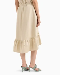 ASV Ruffle Midi Skirt