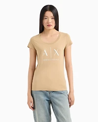 Pima Cotton Print Short T-Shirt