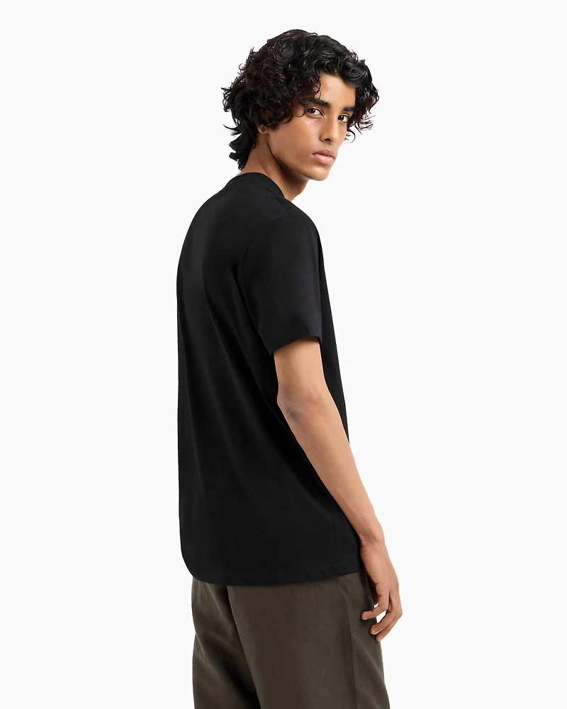Regular fit T-shirt with maxi logo