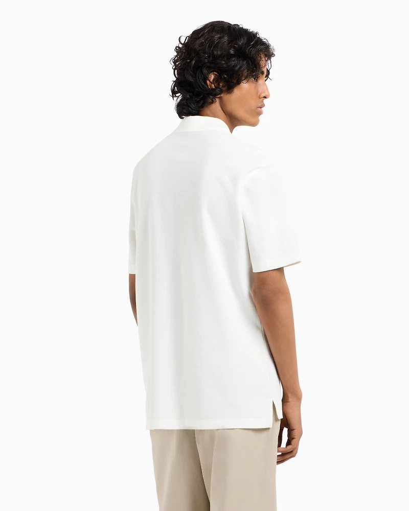Regular fit pique polo