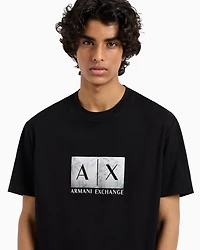 Regular fit T-shirt with maxi logo