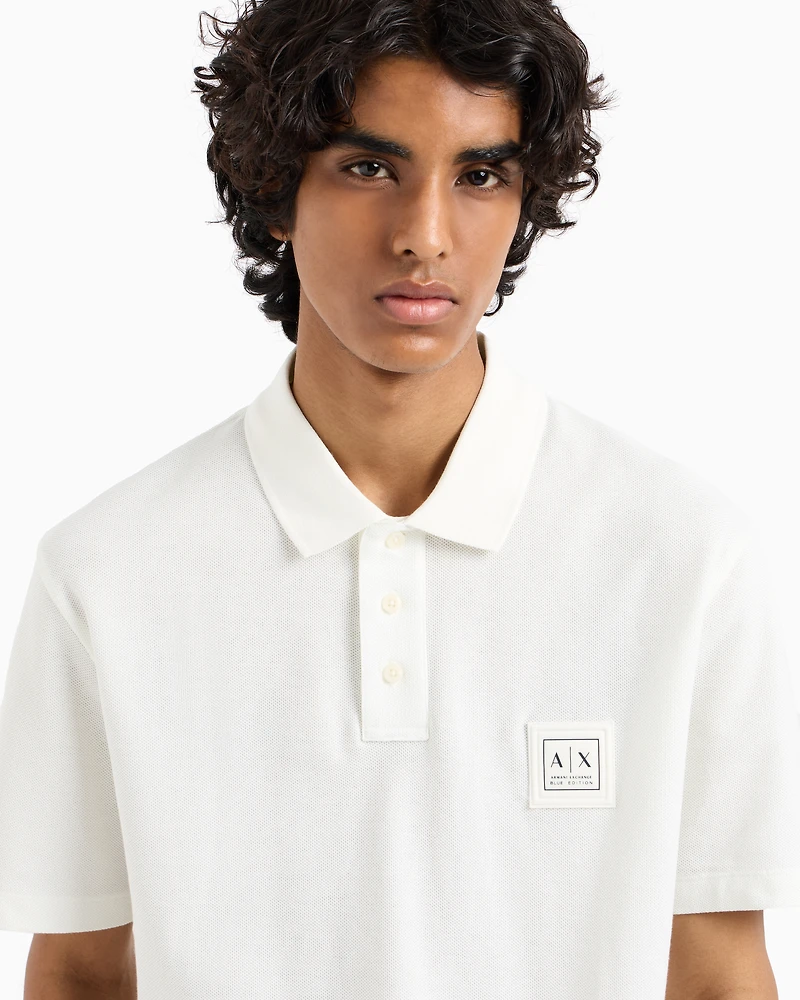 Regular fit pique polo