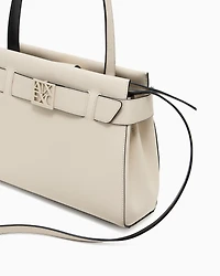 Handbag with small large logo