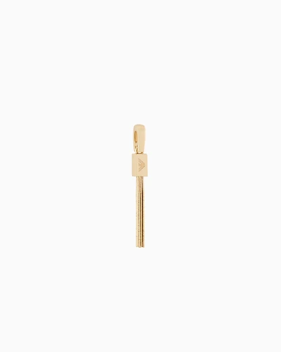 Emporio Armani - Emporio Armani Gold-Tone Brass Charm, Woman, Multicoloured, Size: TU