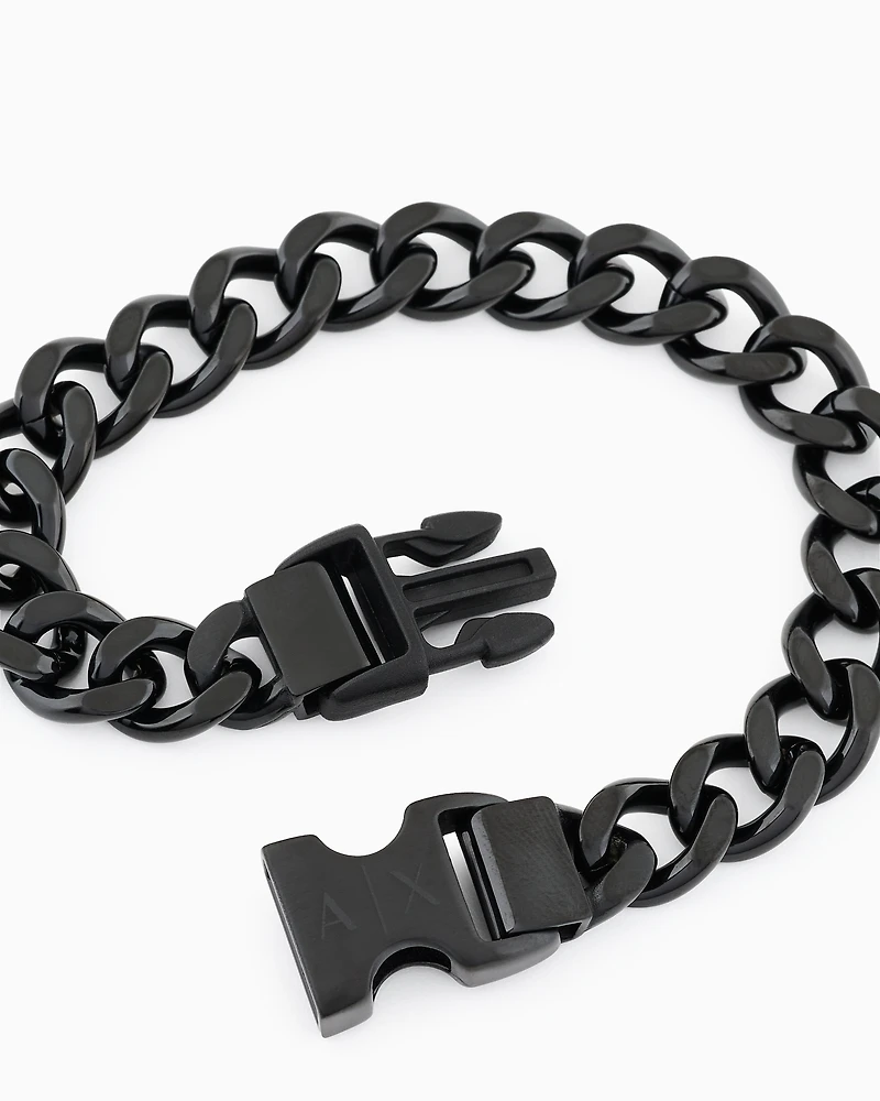  Black Stainless Steel Chain Bracelet