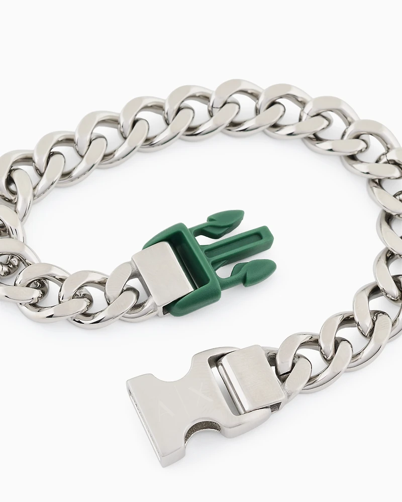  Green Nylon Chain Bracelet