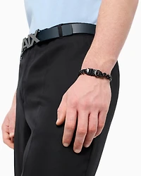  Black Stainless Steel Chain Bracelet