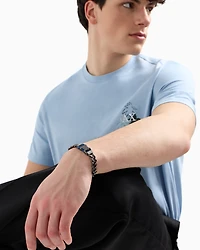  Gunmetal Stainless Steel Chain Bracelet