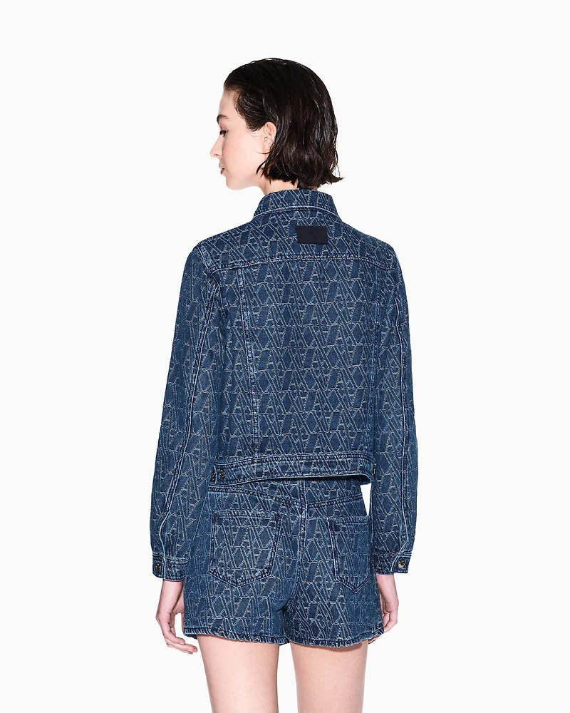 ASV Allover Logo Denim Jacket