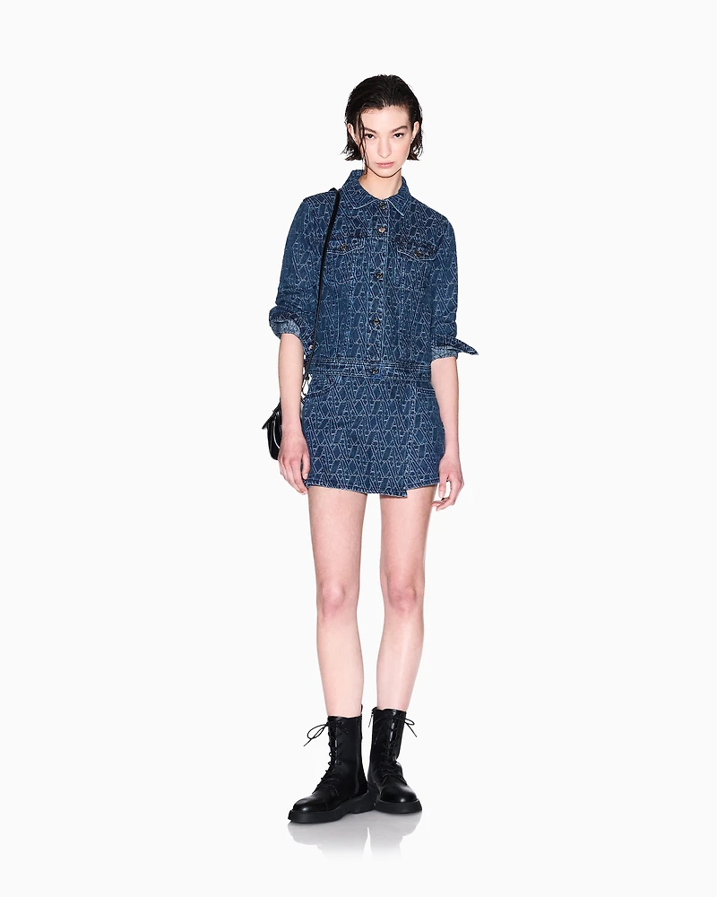 ASV Allover Logo Denim Jacket