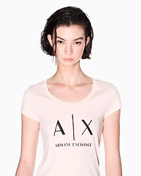 Pima Cotton Print Short T-Shirt