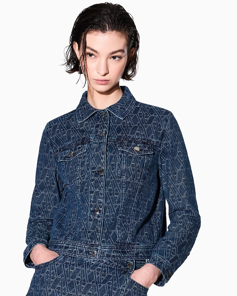 ASV Allover Logo Denim Jacket