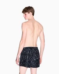 Allover patterned boxer costume