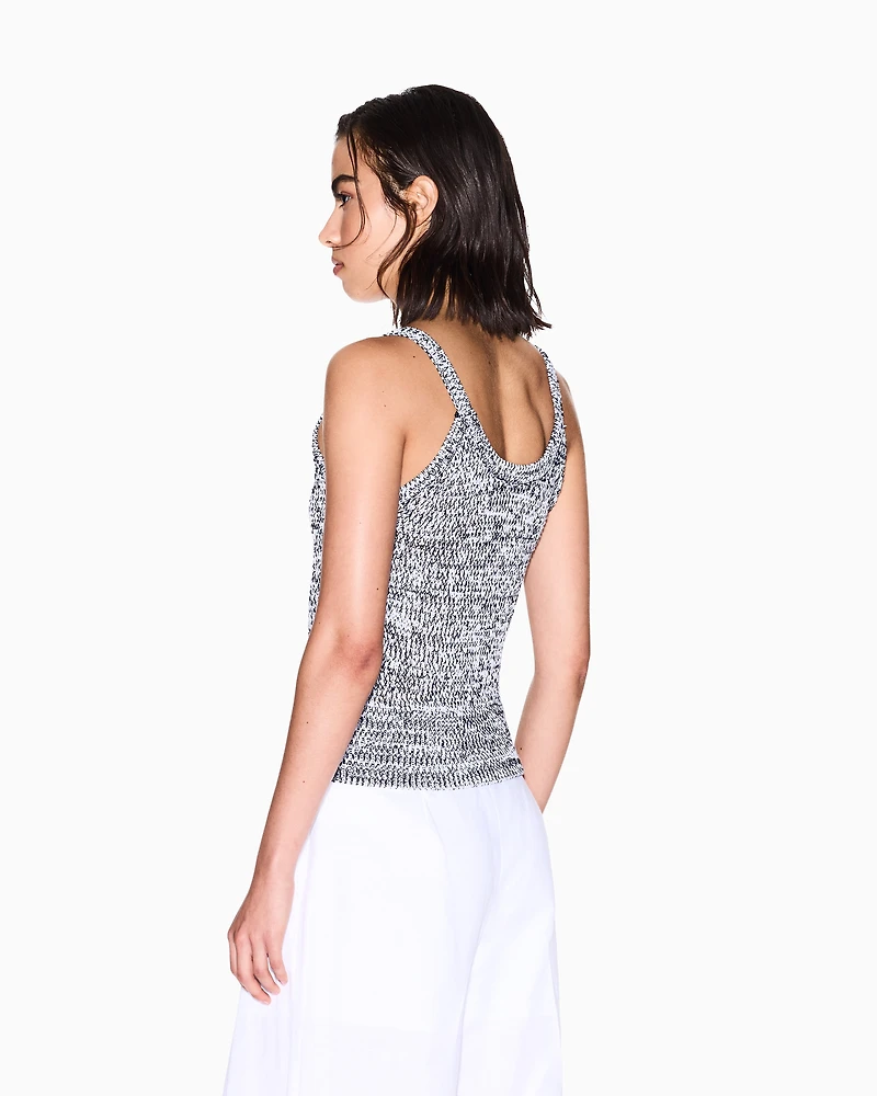 Boucle effect knitted top