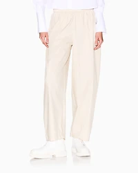 Oval leg cotton trousers