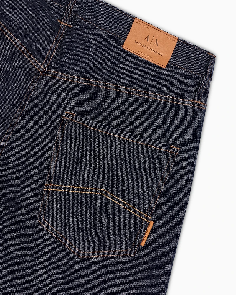 J83 baggy fit jeans cotton blend denim