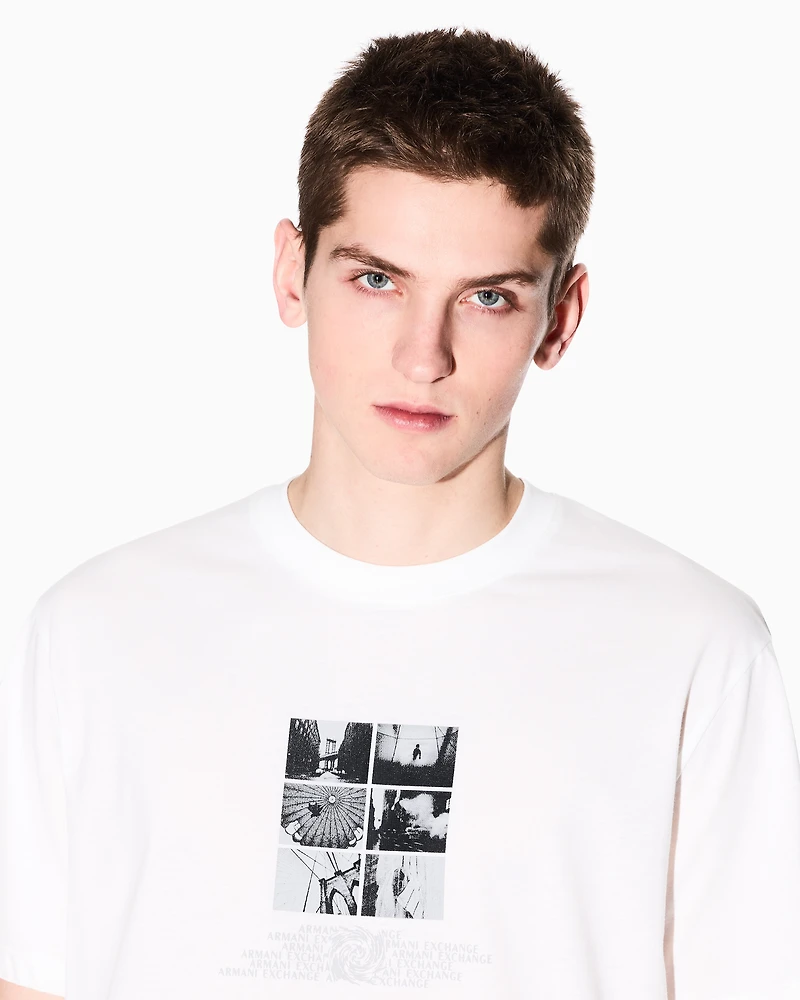 Regular fit T-shirt with photo print