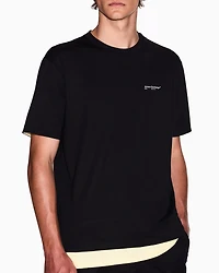 Double effect short-sleeved sweatshirt