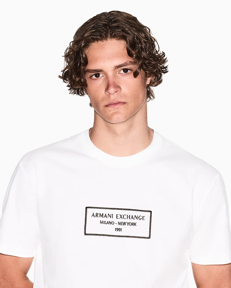 Regular fit Milan New York t-shirt